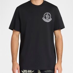 Moncler Black Short Sleeve Tee